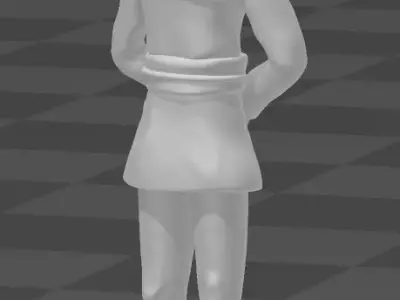 Star Wars Bad Batch Omega Figure 3D print model