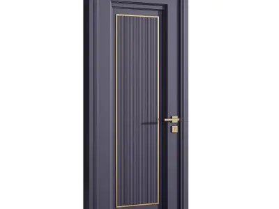 Interior door 29 Low-poly 3D model