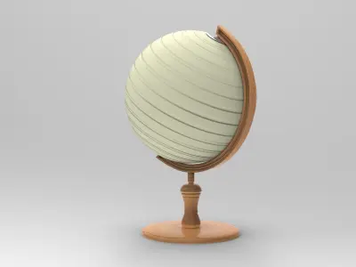 Monny Table Lamp Low-poly 3D model
