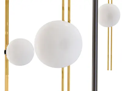 roche bobois medusa floor lamp 3D model