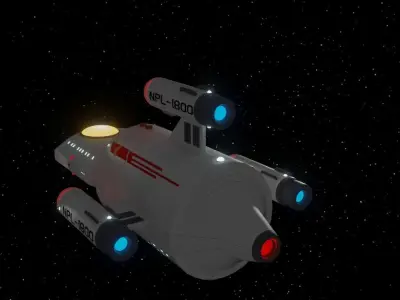 Gianello-Class Police Frigate 3D model