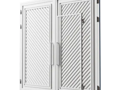 Gate black loft premium 01 3D model