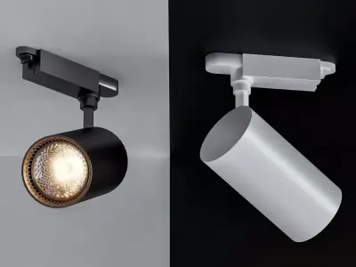 LED COB Track Rail Light AC85 265V 3D model