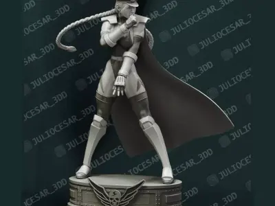 Street Fighter - Shadaloo Cammy Dictator 3D print model