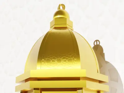 Islamic Lamp Ramadhan 3D model