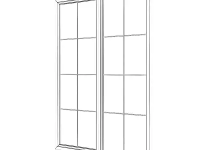 White Window 12 3D model