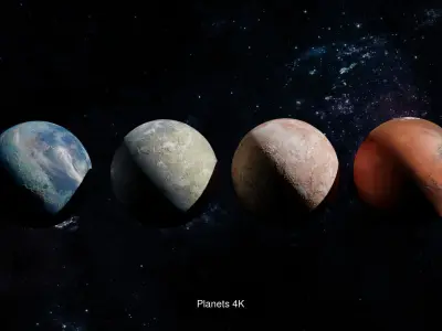 Space Exploration Assets 3D Model Pack