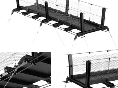 The Metal Bridge 3D model