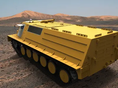 Multi-purpose light towing vehicle 3D model