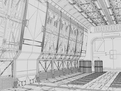 sci-fi set3 2 max 3D model