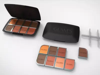 Glams Makeup Free 3D model