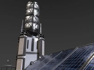 Satellite - Orbital Telescope 3D model