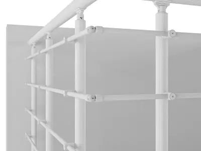 Aluminum Railing System - RS10 3D model