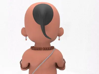 Bal Tenali Rama 3d model 3D model