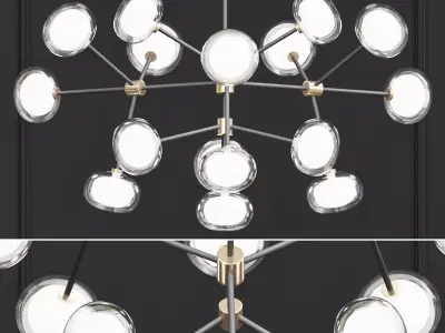 Pendant Lights  NABILA CHANDELIER 3D model