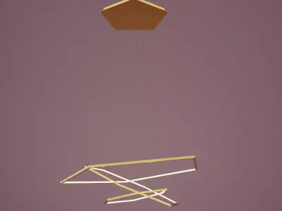 Contemporary Pendant Light 3D model