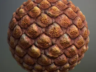 Material Skin Alien 6 Seamless PBR Texture Texture