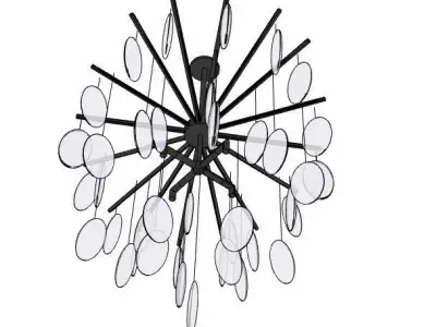 Tiffany Chandelier by Arteriors 3D model