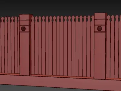 Fence loft 3D model
