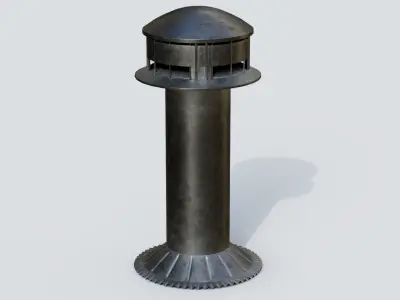 Roof Vent 15 Low-poly 3D model