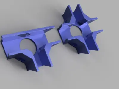 T-Type Perpendicular Woodworking Clamp  Angular Joinery Bracket 3D print model