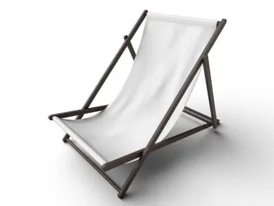 Folding Chair  M01 Low-poly 3D model