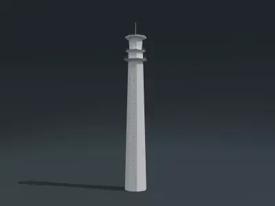 Yevpatoriysky Lighthouse 3D model
