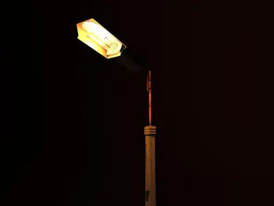 old street lamppost 3D model