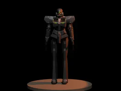 Aldnoah Zero KG7 Kataprakht 3D model