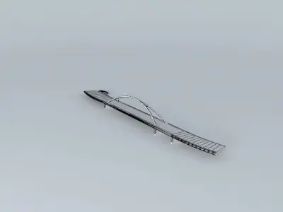 Apollo Bridge, Bratislava Free 3D model