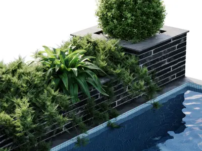 Swimming pool 3D model