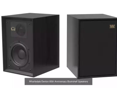 Wharfedale Denton 85 Premium Wood Finish Collection 3D Model Pack