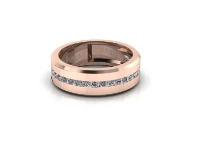 Jewelry Diamond Ring 3D print model 33