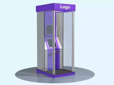 Payment terminal 3D model