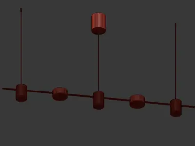 Sunshine Long lampatron 3D model