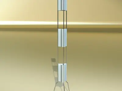 Modern Floor Lamp 09 Totem 3D model