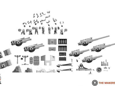 Universal Guard - Artillery 3D print model