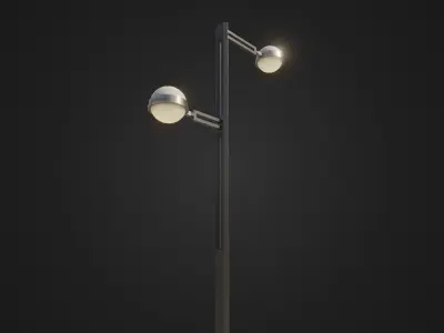 Street Light 22 Low-poly 3D model
