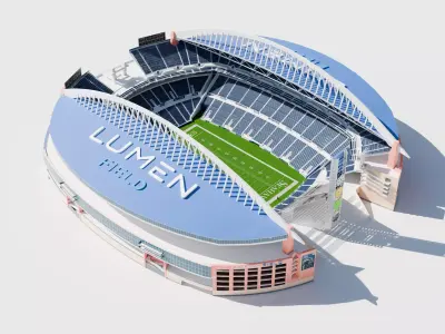 Lumen Field Stadium 3D model