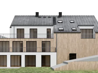 House 03 for Cinema 4D with Corona and V-Ray 3D model