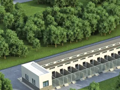 Animal Shelter - Kennel Facility 3D model