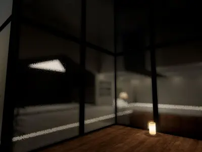 Modern House Low-poly 3D model