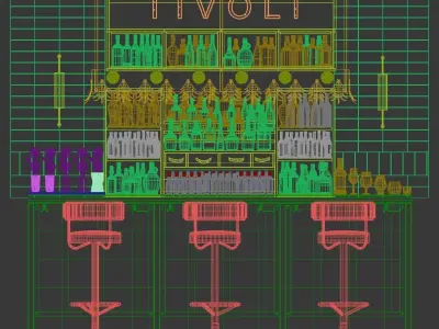 TivoliBar lovit bar design 3D model