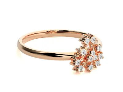 Women ring 3D print model 157