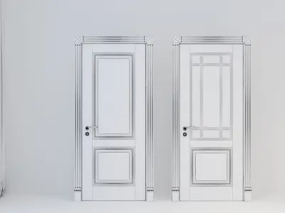 Door Number 1 -002 Low-poly 3D model