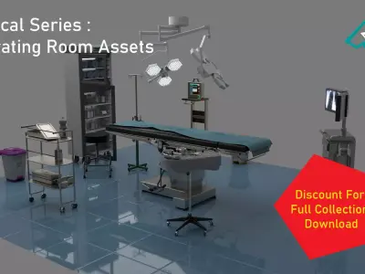 Medical Series - Operating Room Assets 3D Model Pack