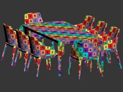 Dining Set 65 3D model