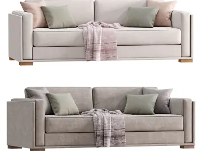Sofa Nassau By West Elm 3D model