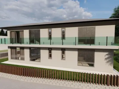Modern House 006 3D model