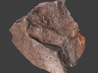 Cinder Debris Low-poly 3D model